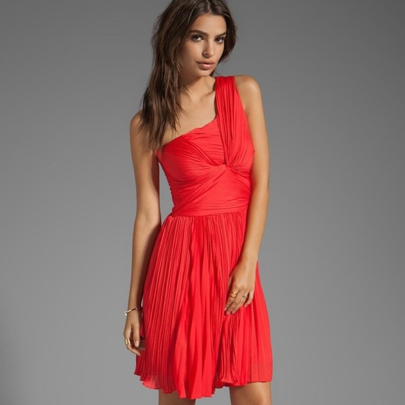 Halston Heritage Dresses & Skirts - Halston Heritage One-Shoulder Pleated Dress